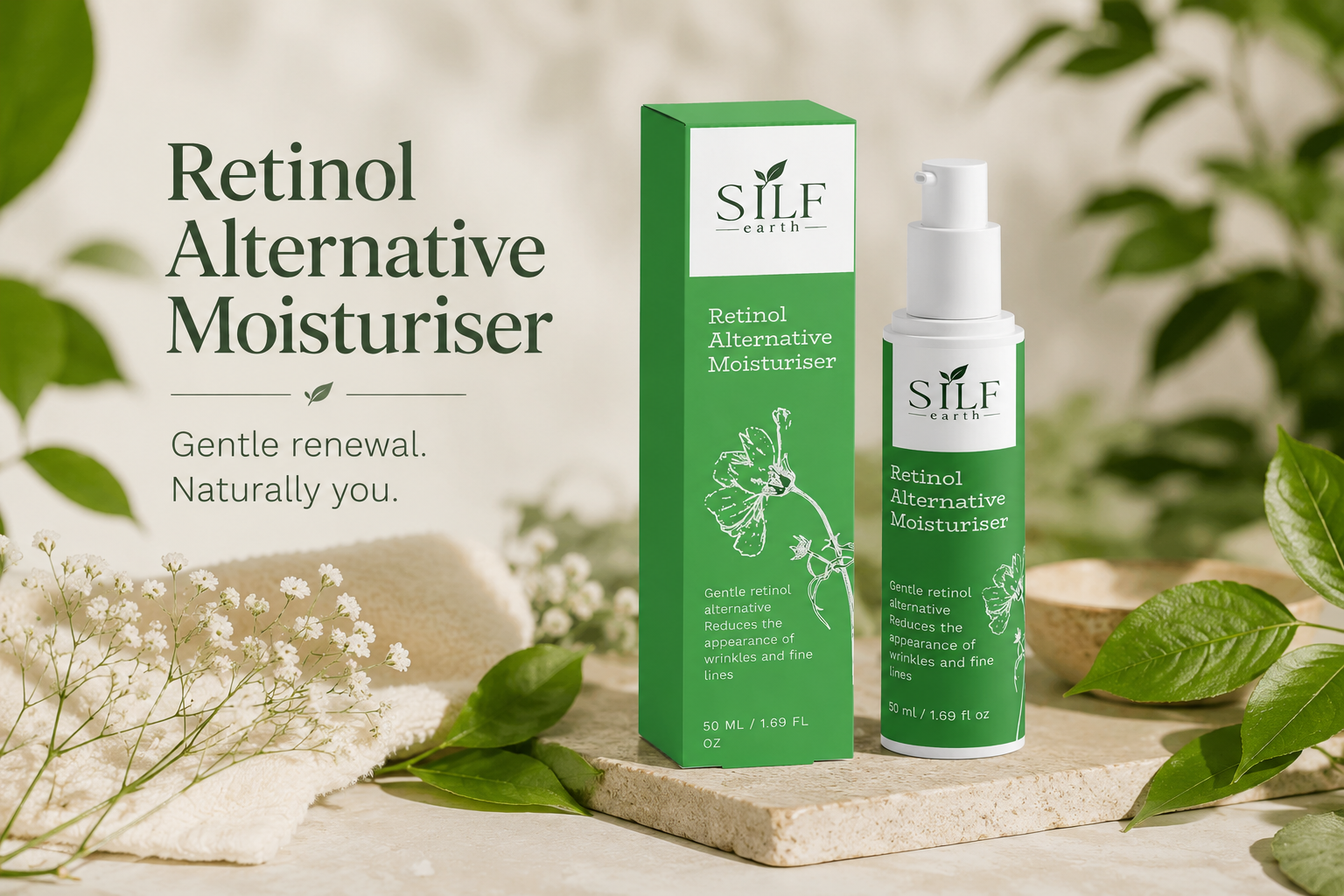 Retinol Alternative Moisturizer Benefits | Gentle Anti-Aging Skincare | SILF Earth