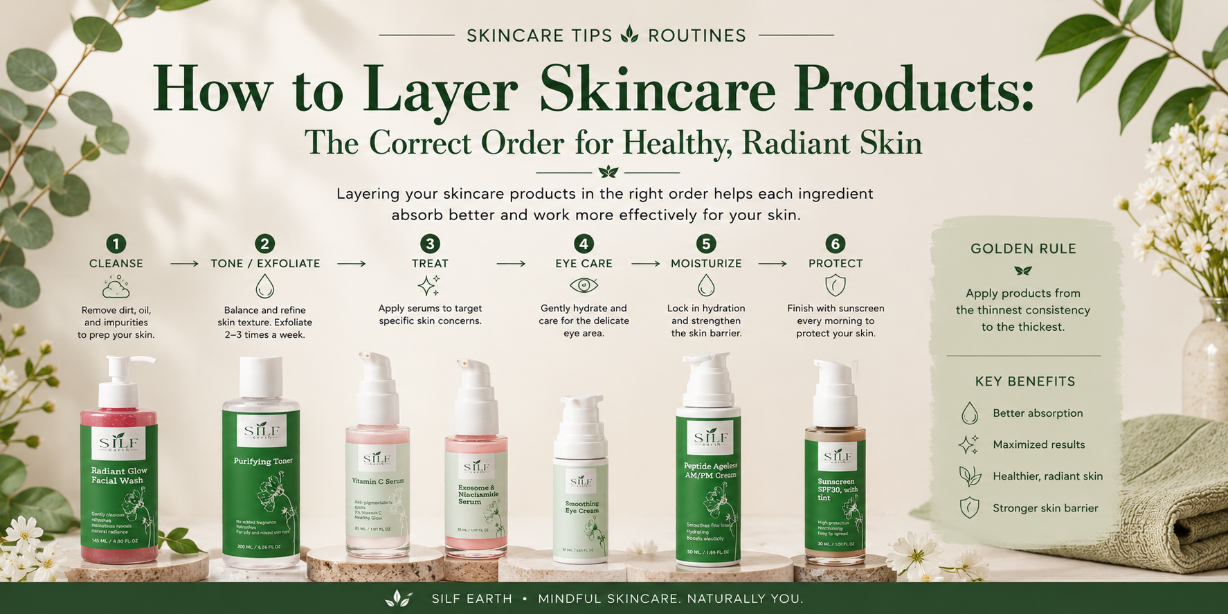 How to Layer Skincare Products: The Correct Order for Healthy, Radiant Skin