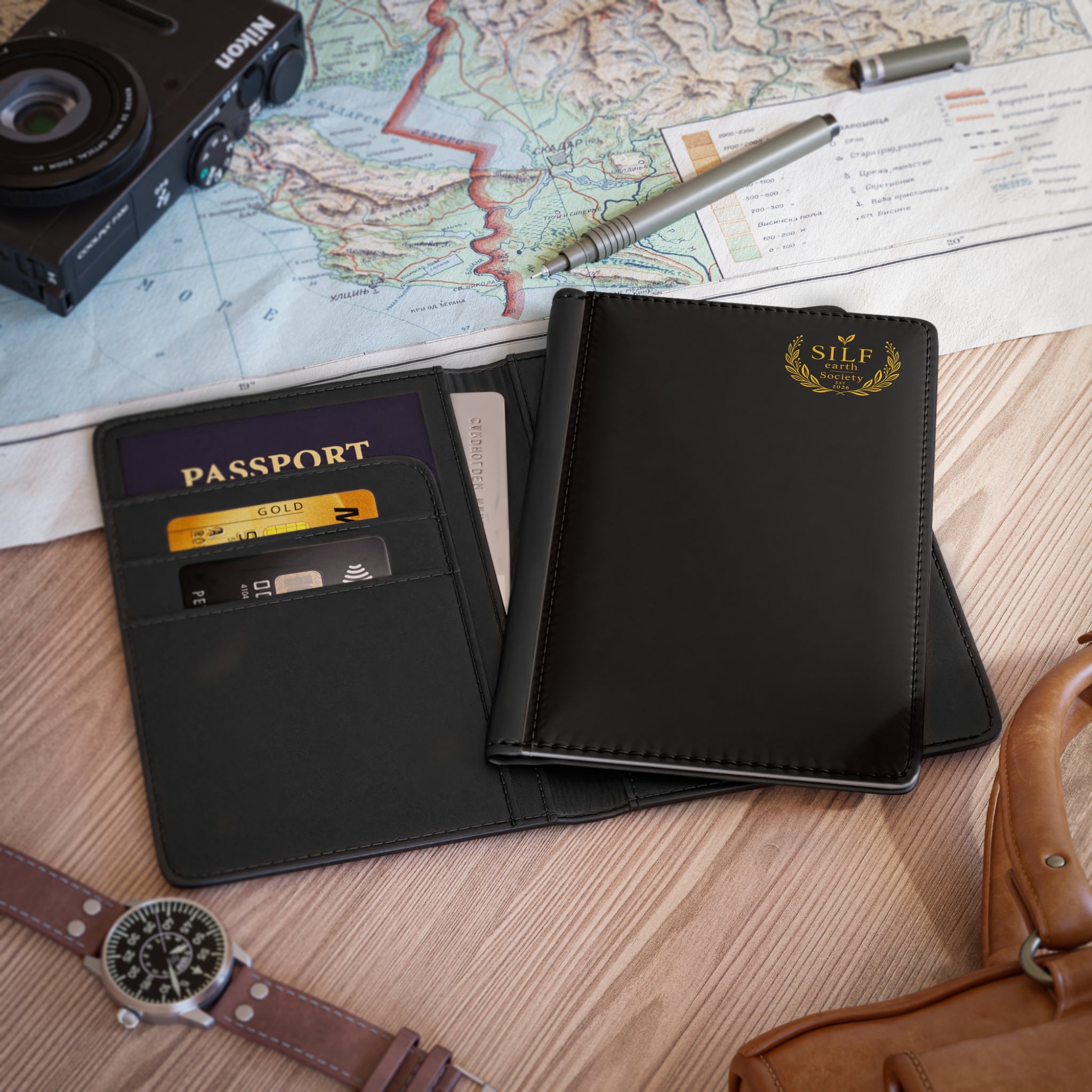 SILF Earth Society RFID Passport Cover