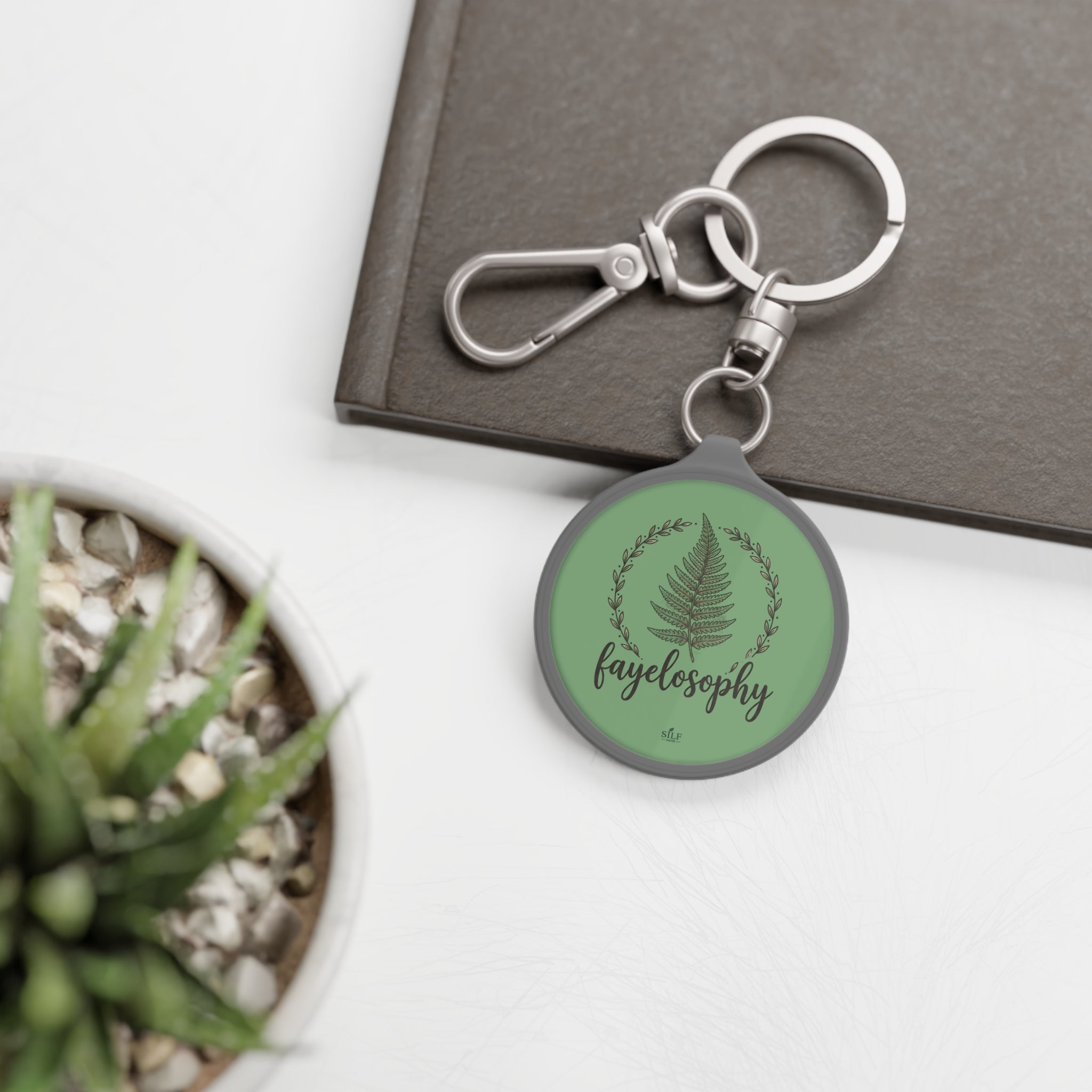Botanical Fern Keyring