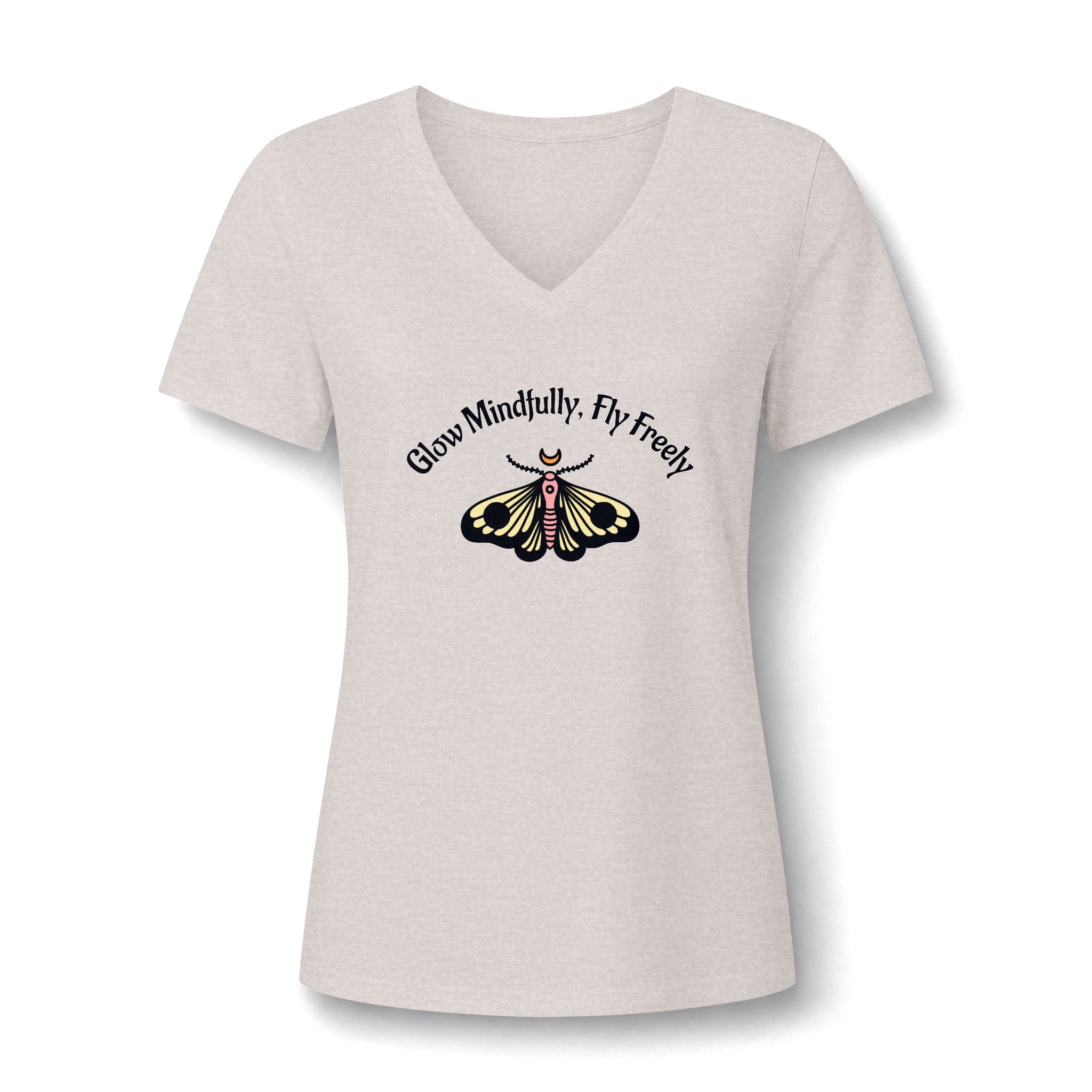 Glow Mindfully V-Neck Tee