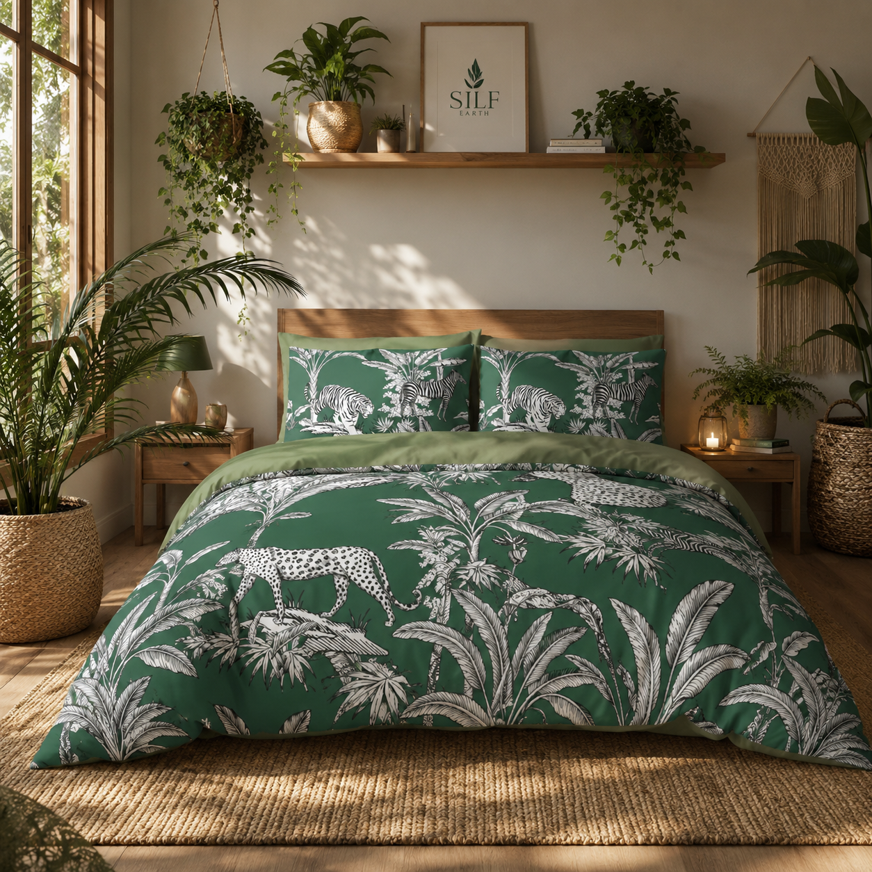 SILF Earth Wild Harmony Premium Cotton Duvet Cover