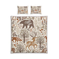 Woodland Forest Cotton Duvet Cover Set