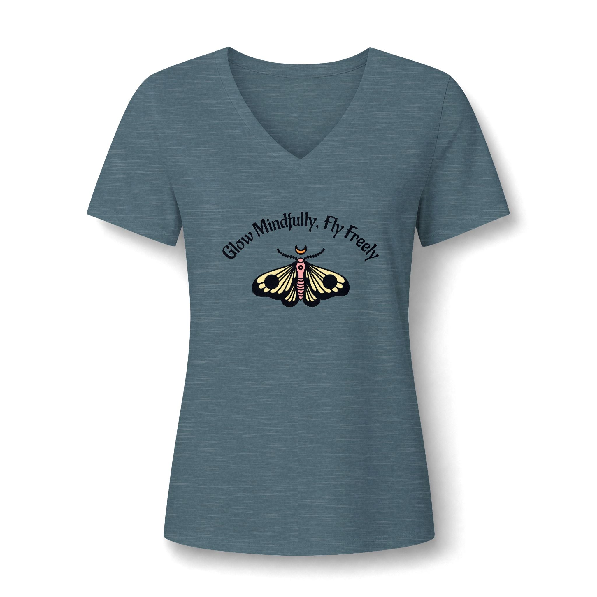 Glow Mindfully V-Neck Tee