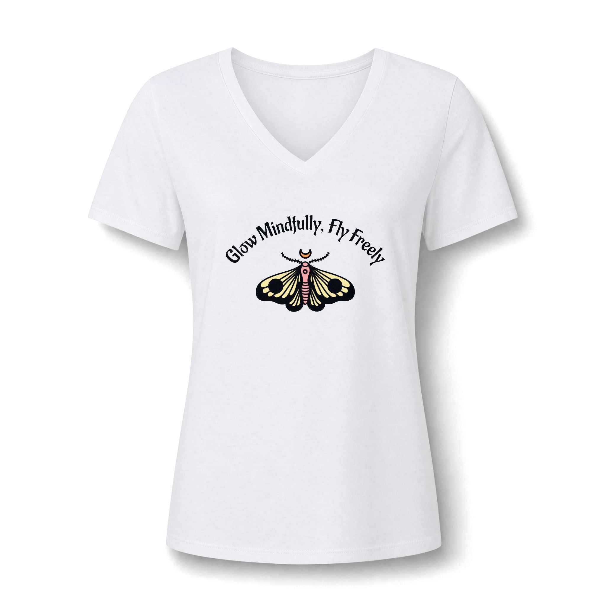 Glow Mindfully V-Neck Tee