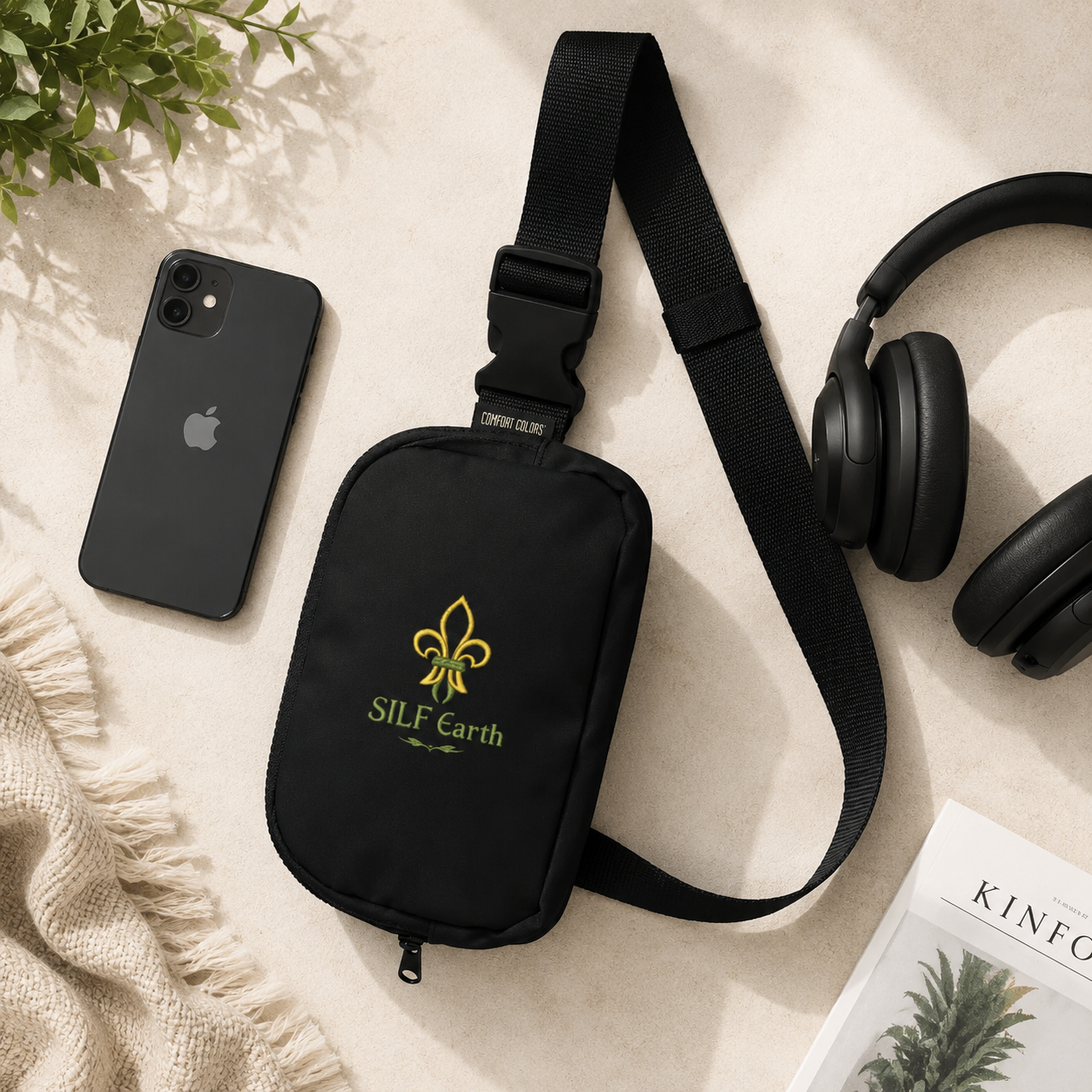 Fleur-de-Lis Sling Bag