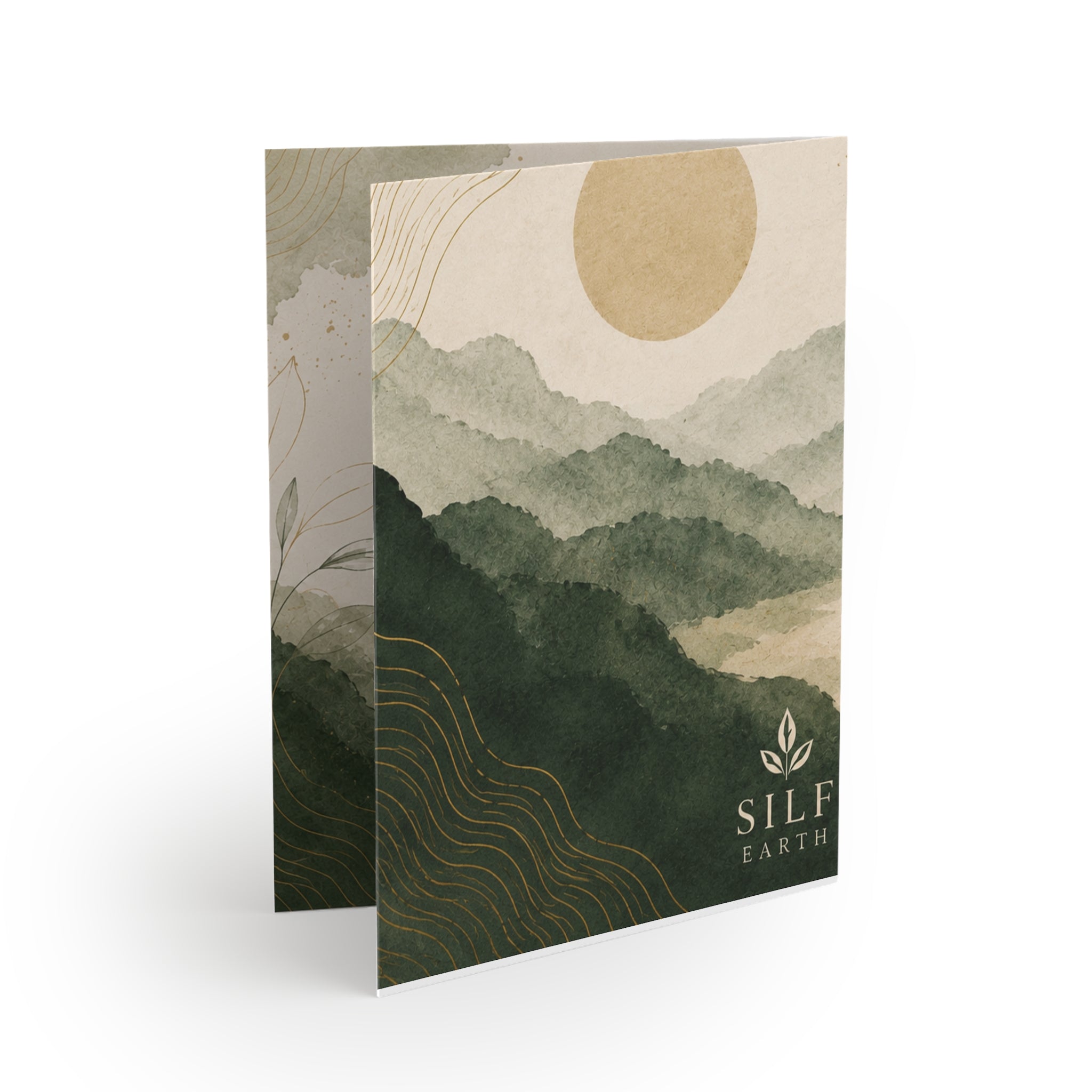 SILF Earth – Nature-Inspired Watercolor Greeting Card