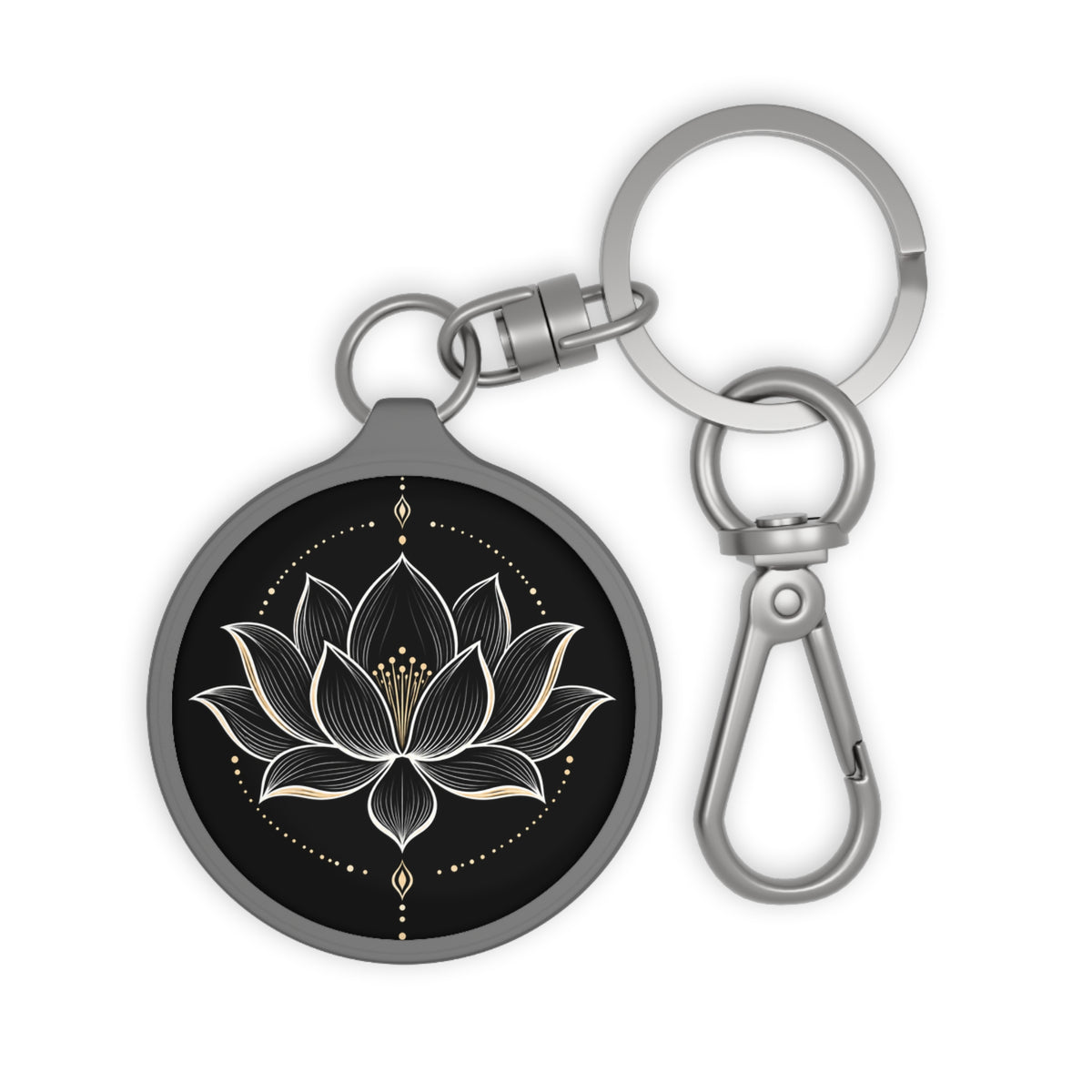 Lotus Serenity Keychain