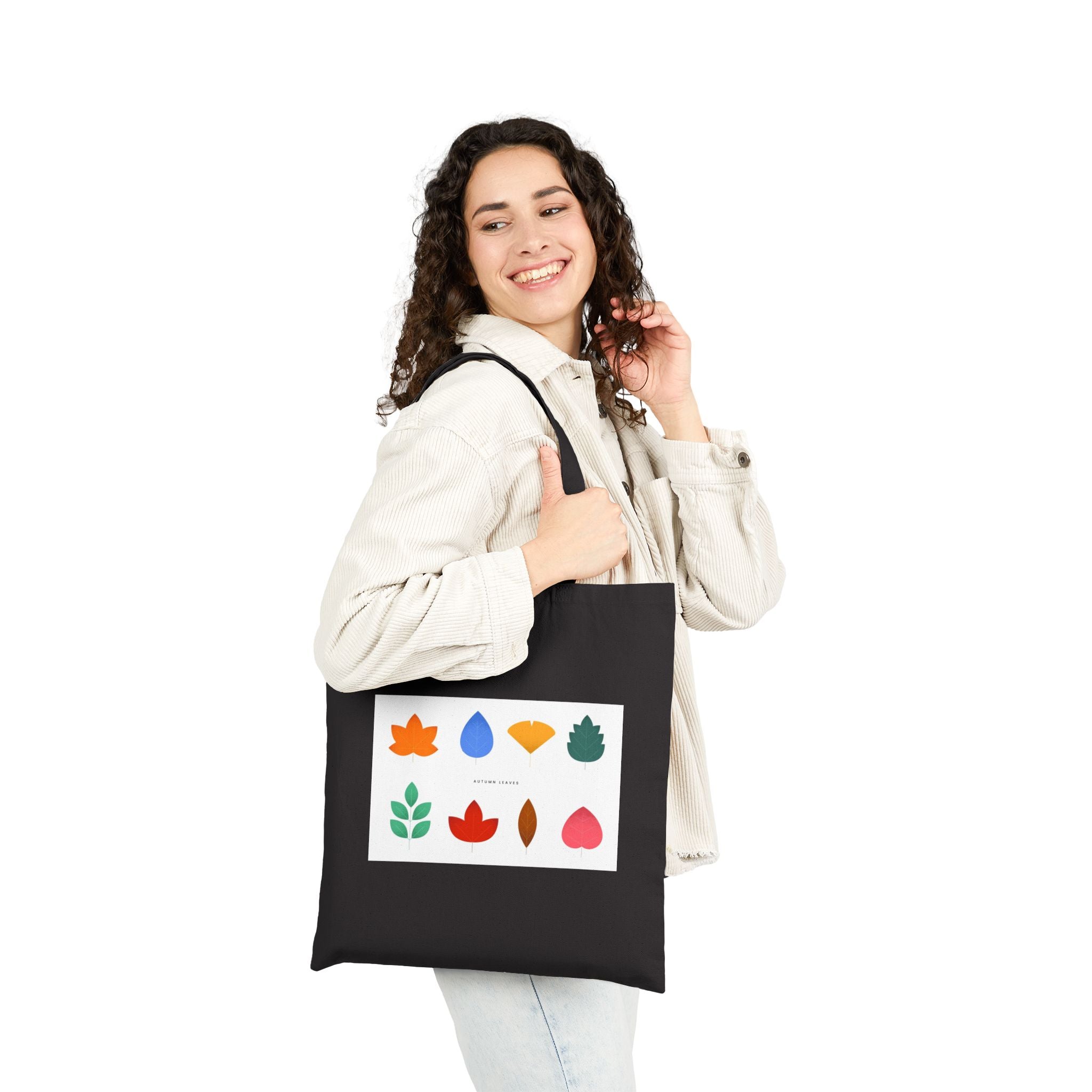 Autumn Leaves Cotton Canvas Tote Bag