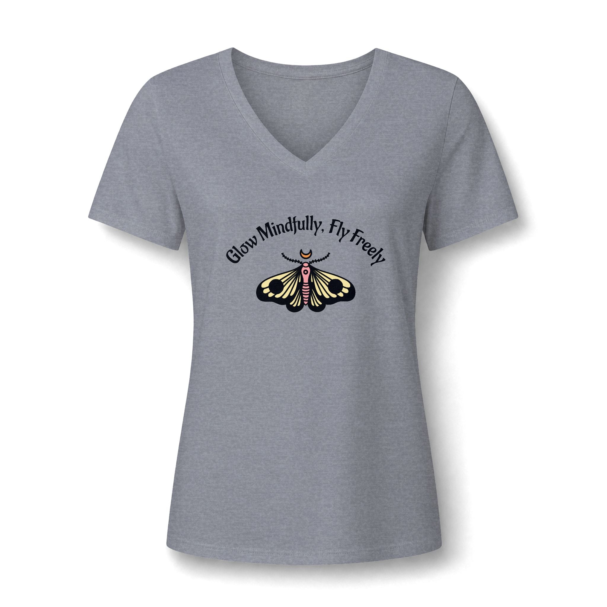 Glow Mindfully V-Neck Tee