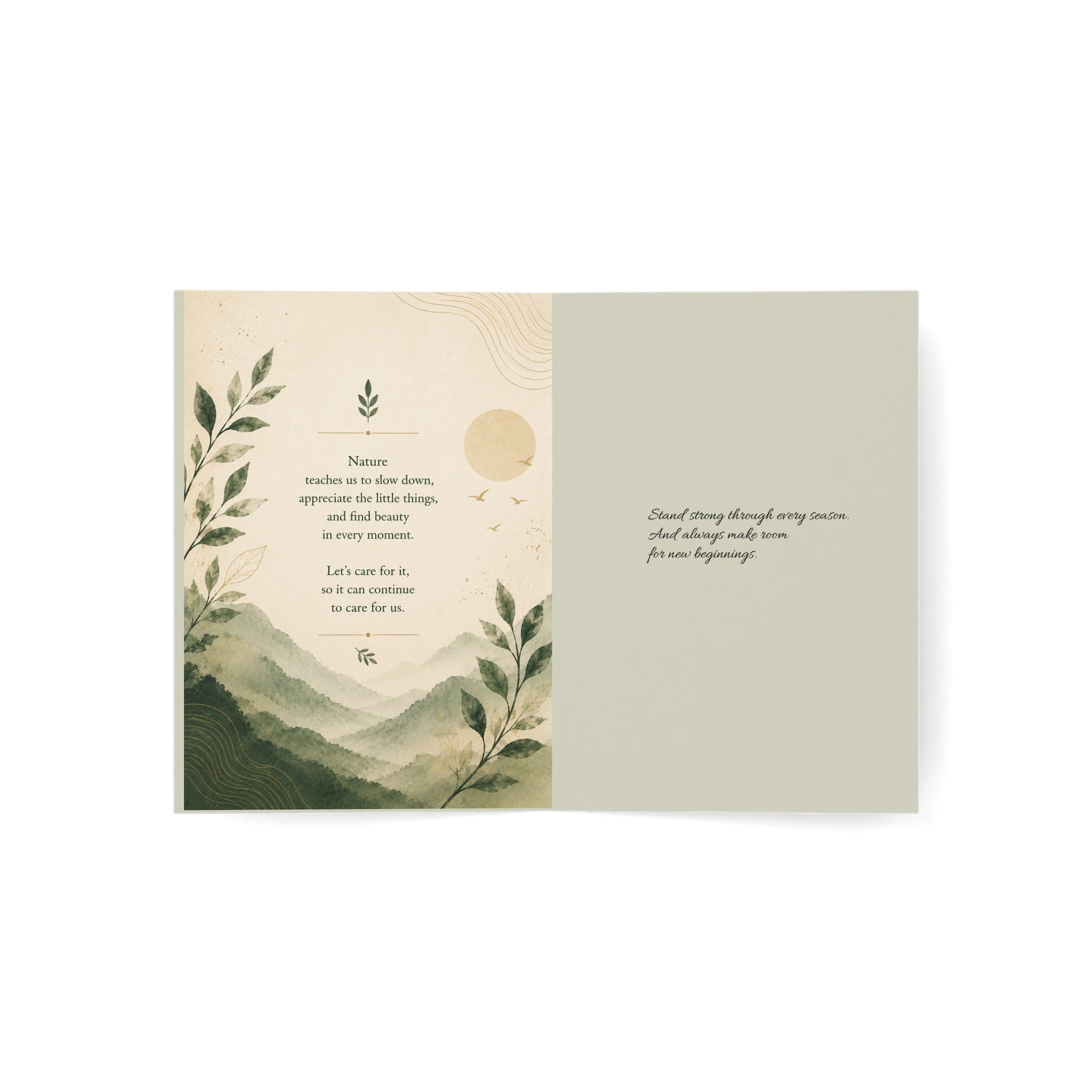 SILF Earth – “A Love of Nature” Greeting Card