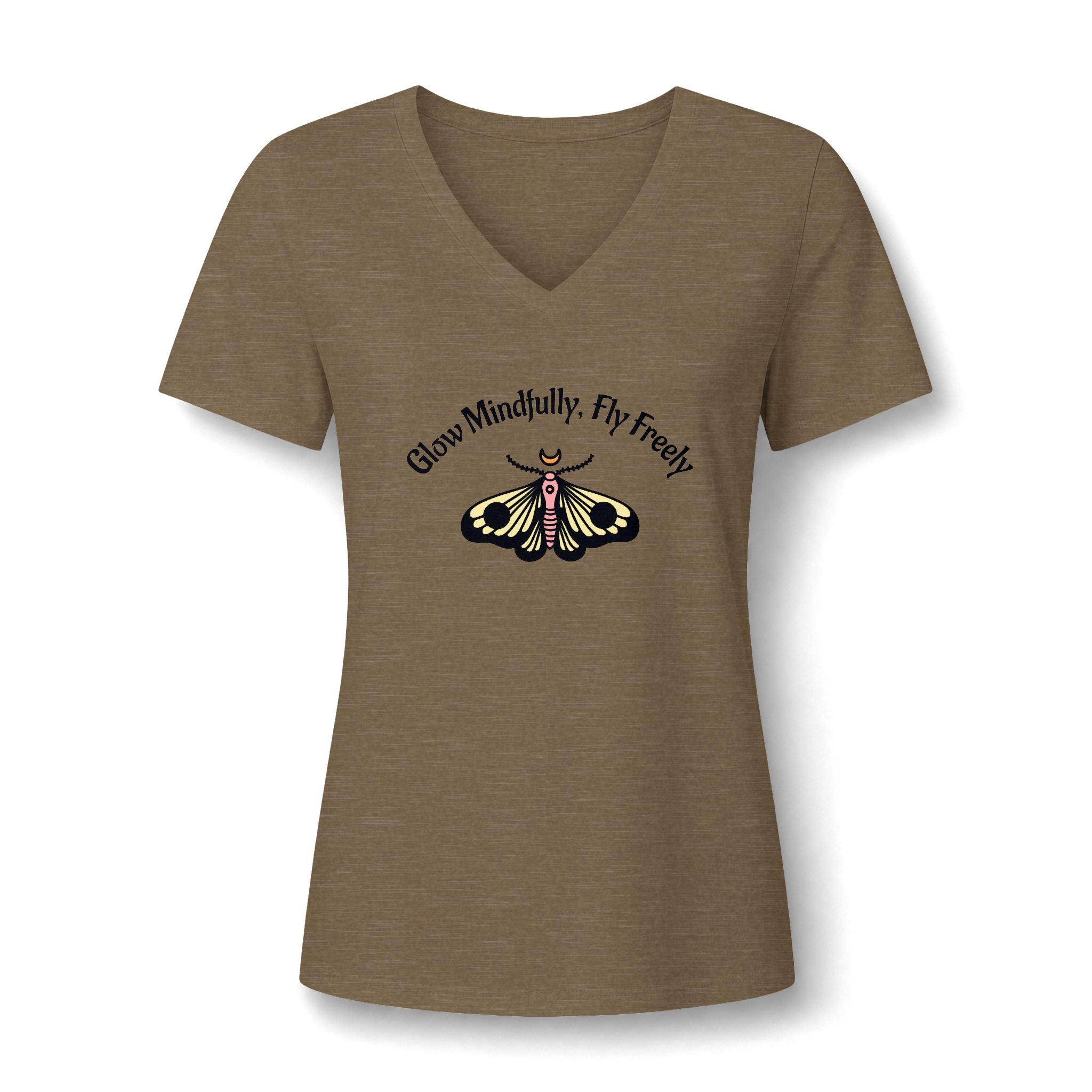 Glow Mindfully V-Neck Tee