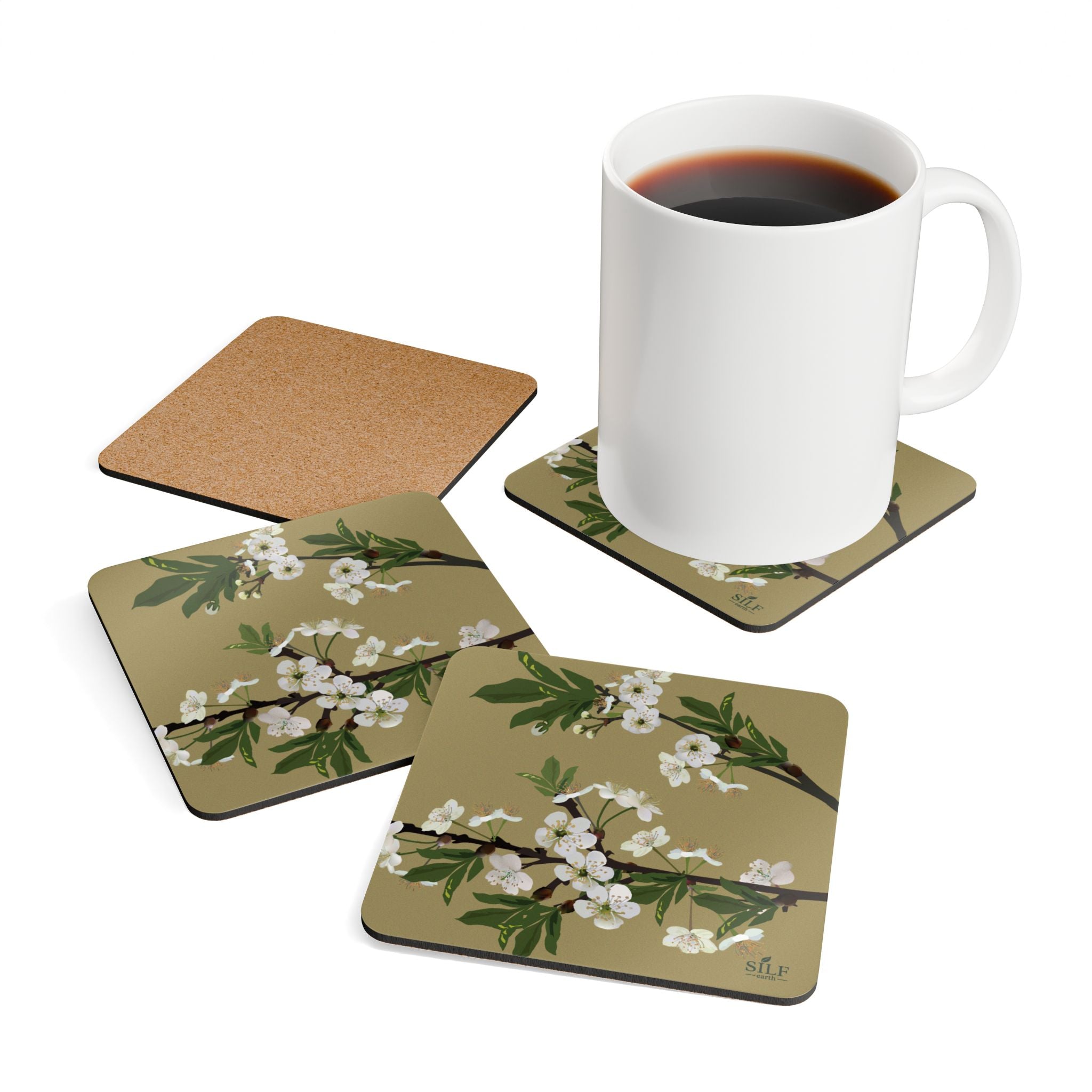 Blossom Botanical Coaster Set