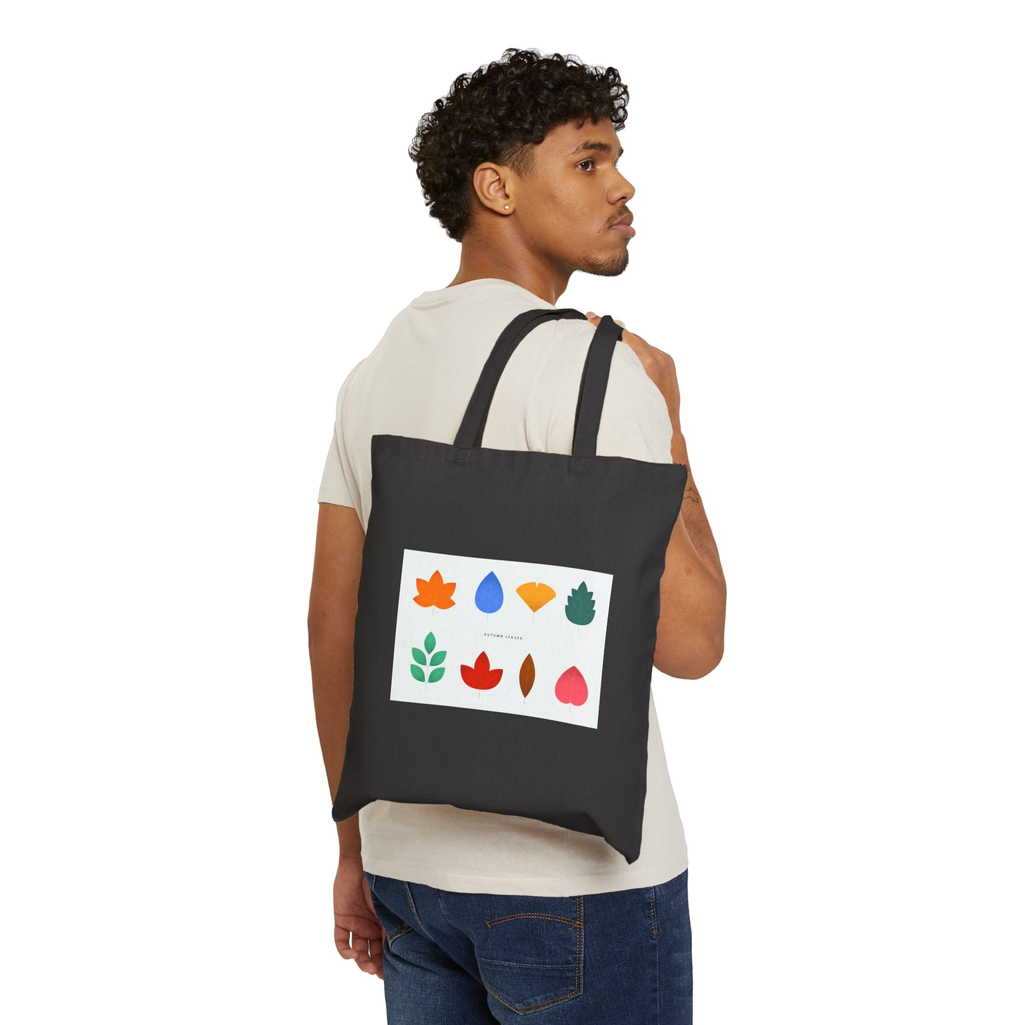 Autumn Leaves Cotton Canvas Tote Bag