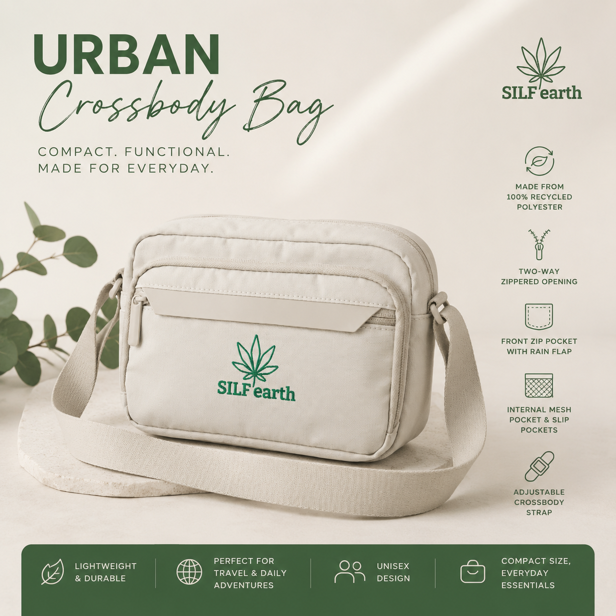 SILF Earth Urban Crossbody Bag