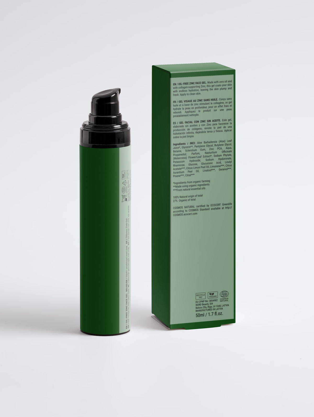 Men's Zinc Balance Gel Moisturizer