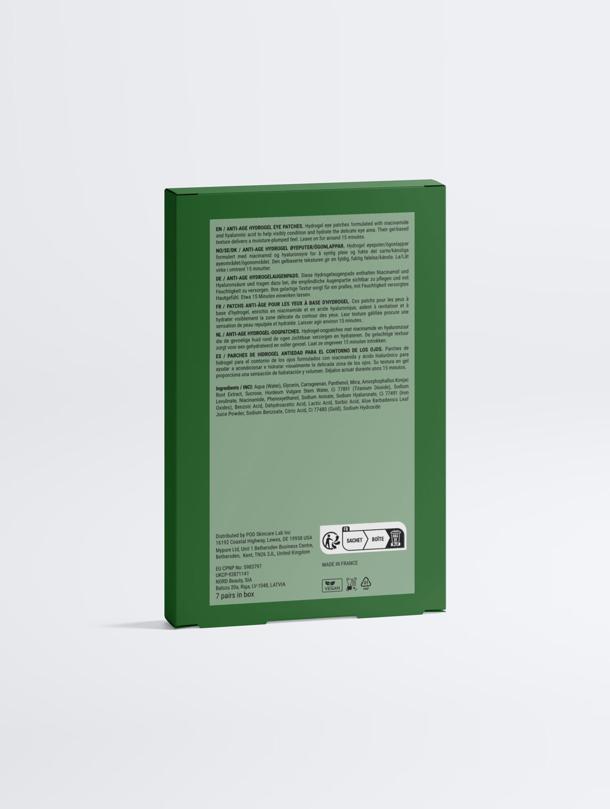 Anti-Age Hydrogel Eye Patches