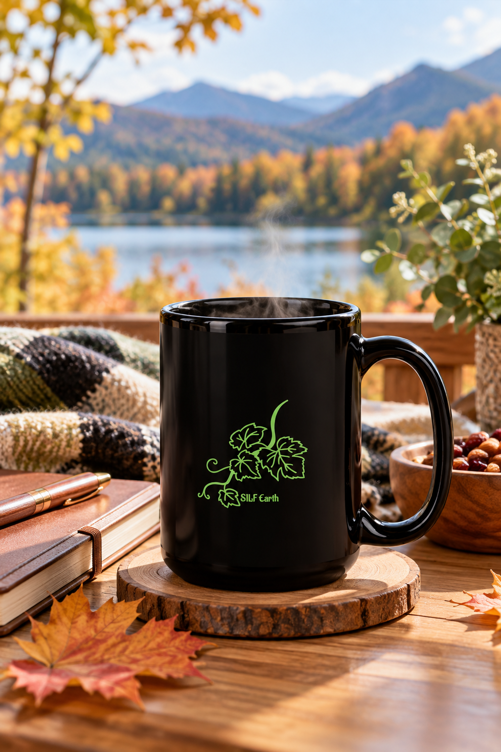 Black Glossy Mug