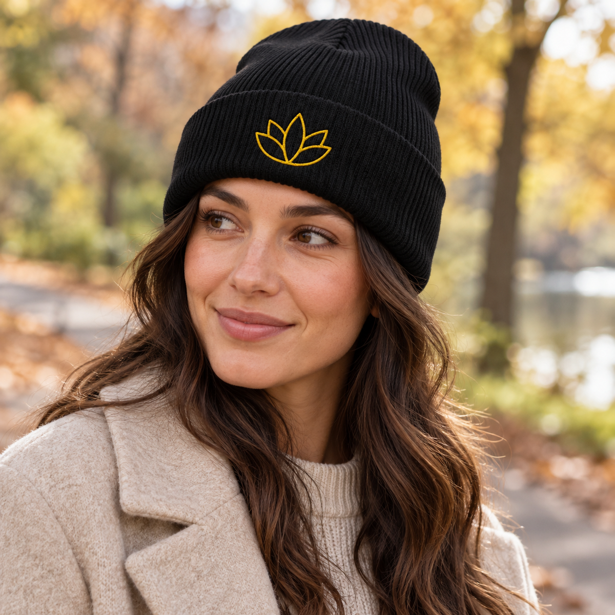 Organic Cotton Ribbed Beanie