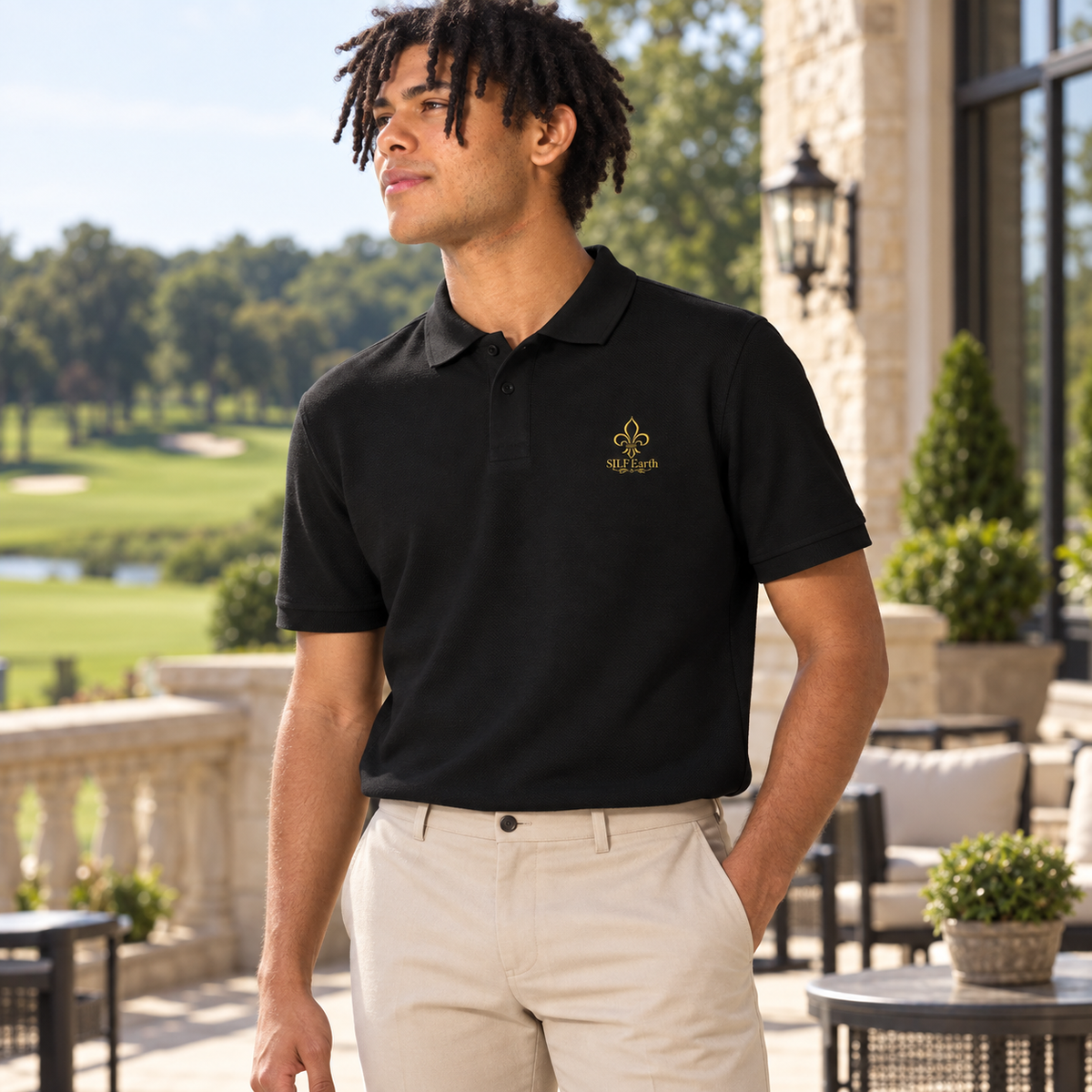 Fleur-de-Lis Classic Unisex Piqué Polo Shirt