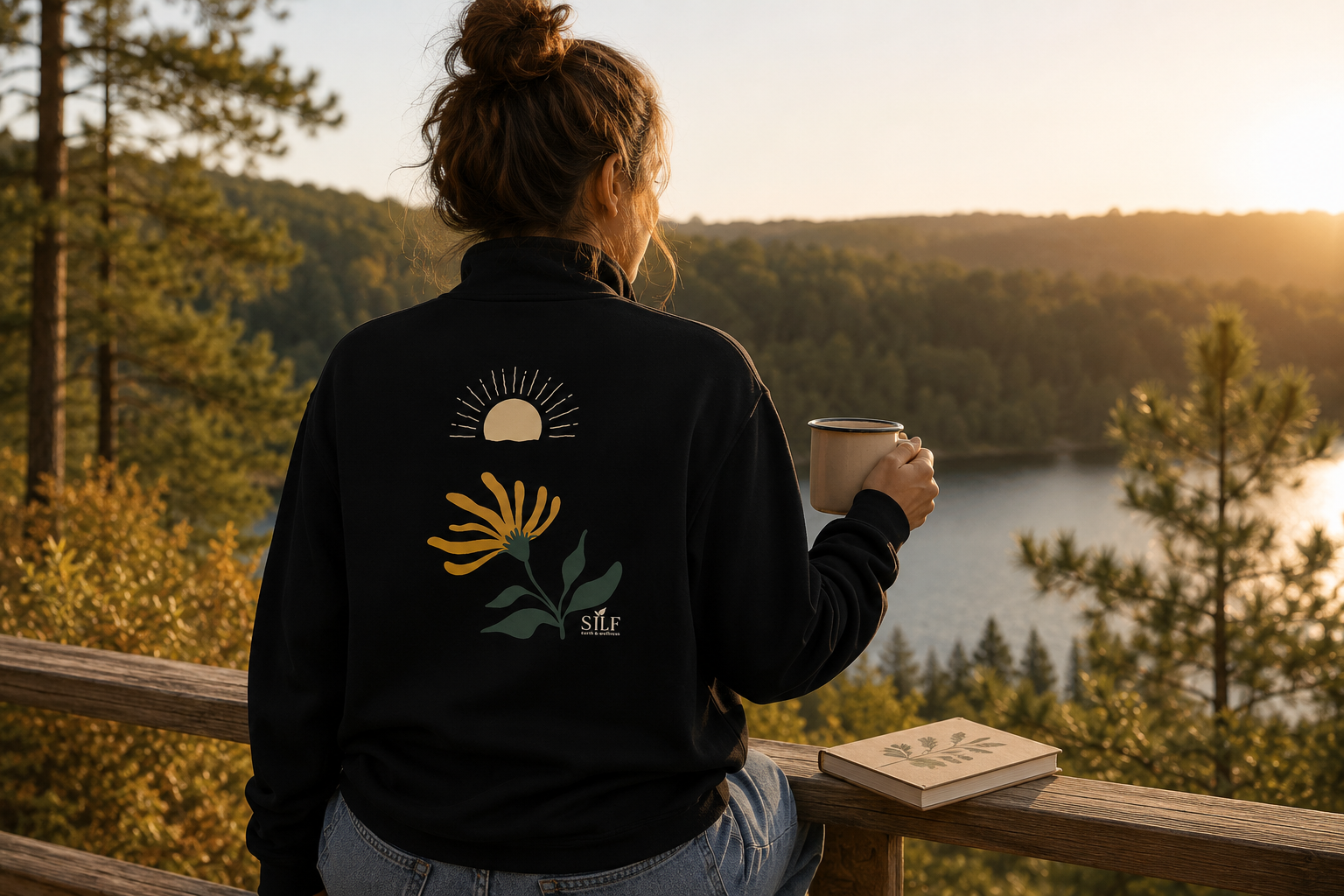 Quarter-Zip Pullover Sweatshirt