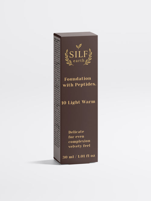 Foundation with Peptides, 10 Light Warm