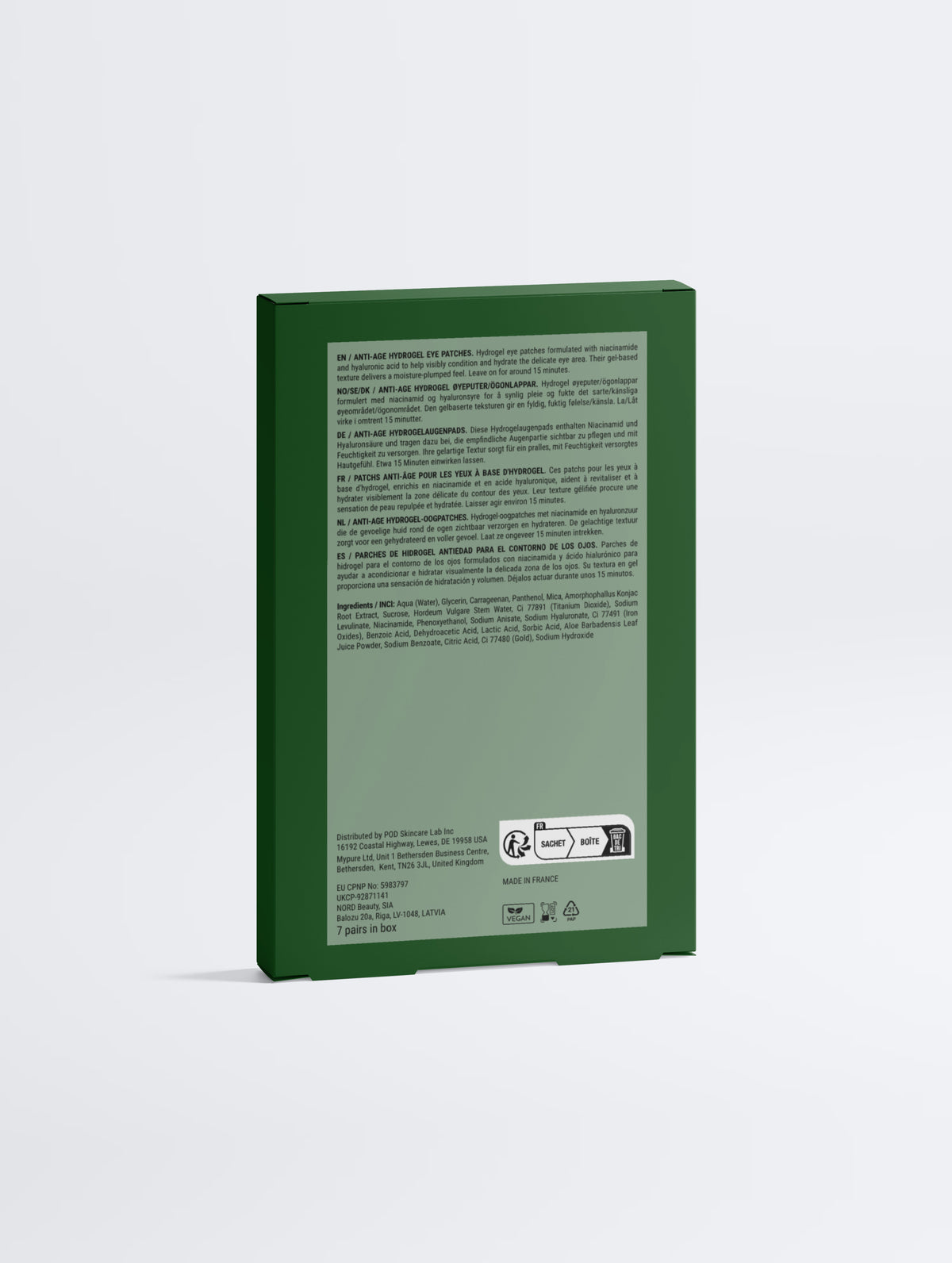 Smoothing Hydrogel Eye Patches